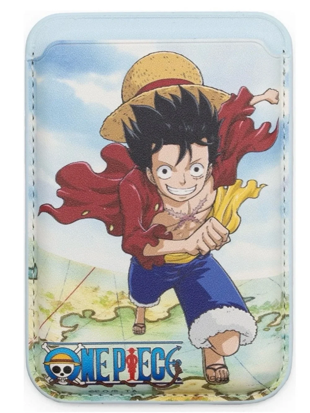 CultureFly Magnetic MagSafe Wallet One Piece Luffy Running